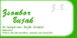 zsombor bujak business card