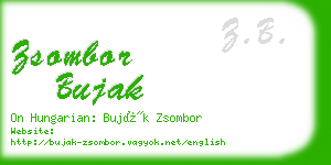 zsombor bujak business card